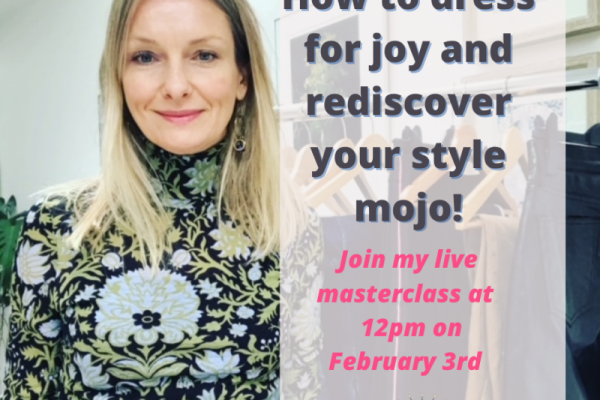 Say goodbye to sweatpants, and hello to dressing for joy in my new masterclass!